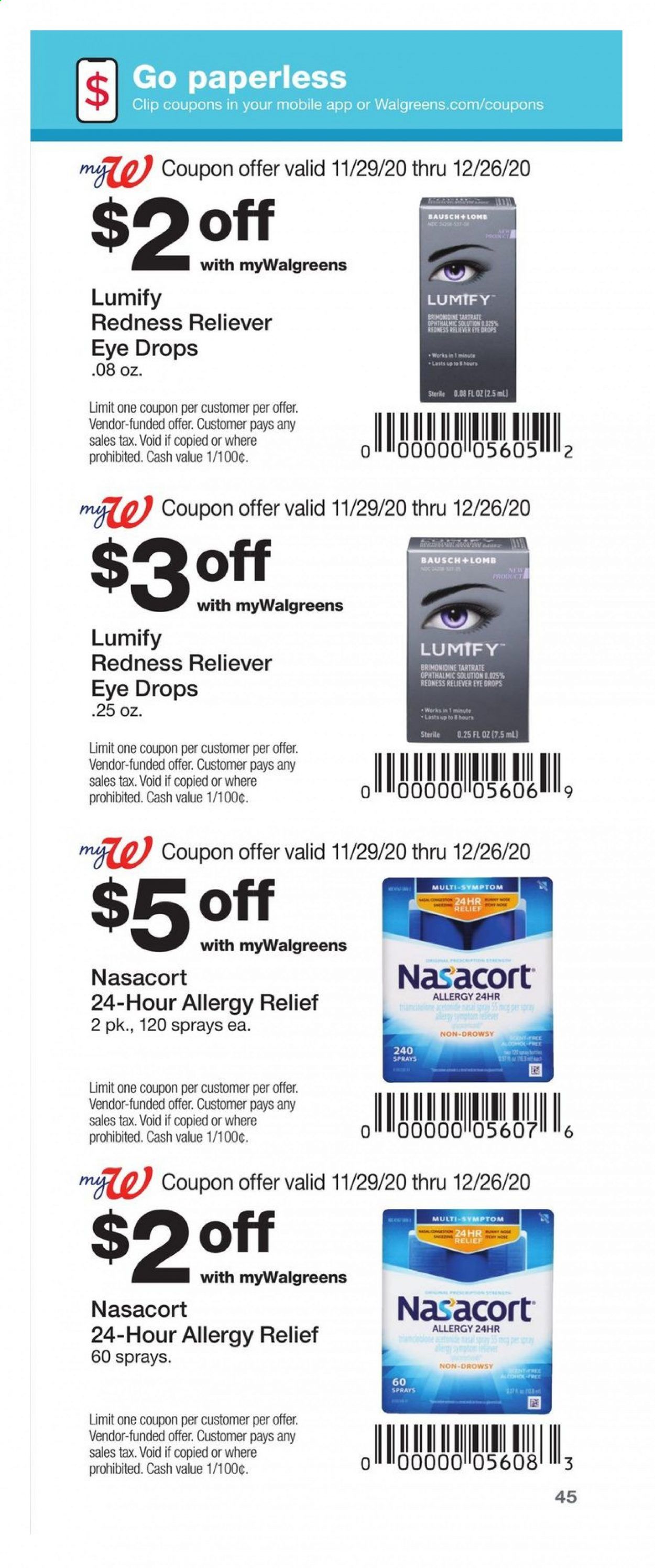 Walgreens Weekly Ad Flyer November 29 to December 26