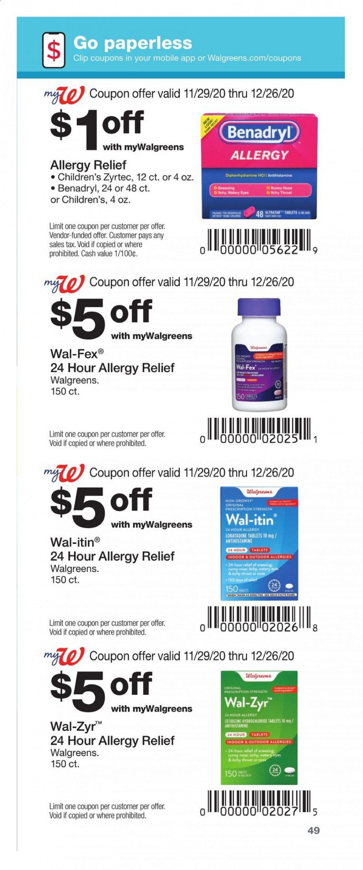 Walgreens Weekly Ad Flyer November 29 to December 26