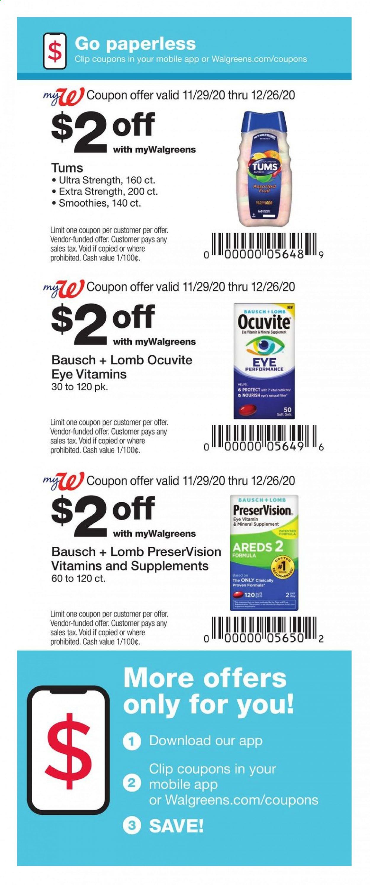 Walgreens Weekly Ad Flyer November 29 to December 26