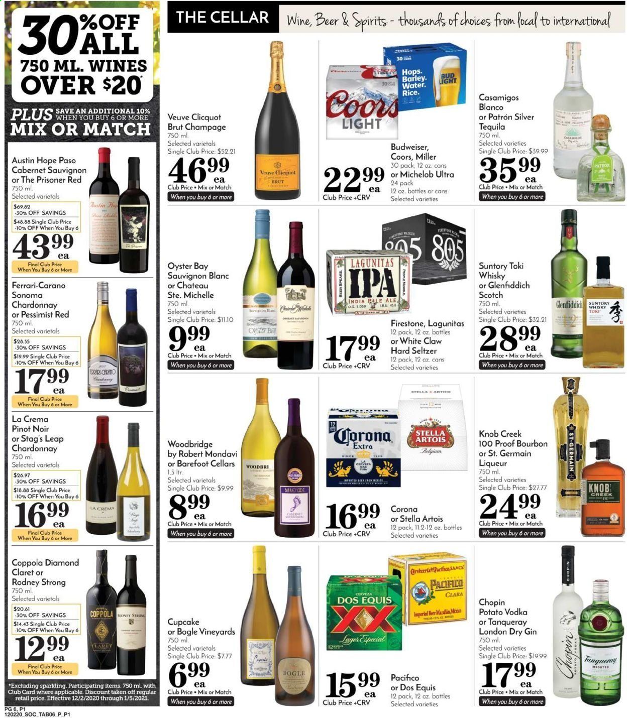 Pavilions (CA) Weekly Ad Flyer December 2 to December 8