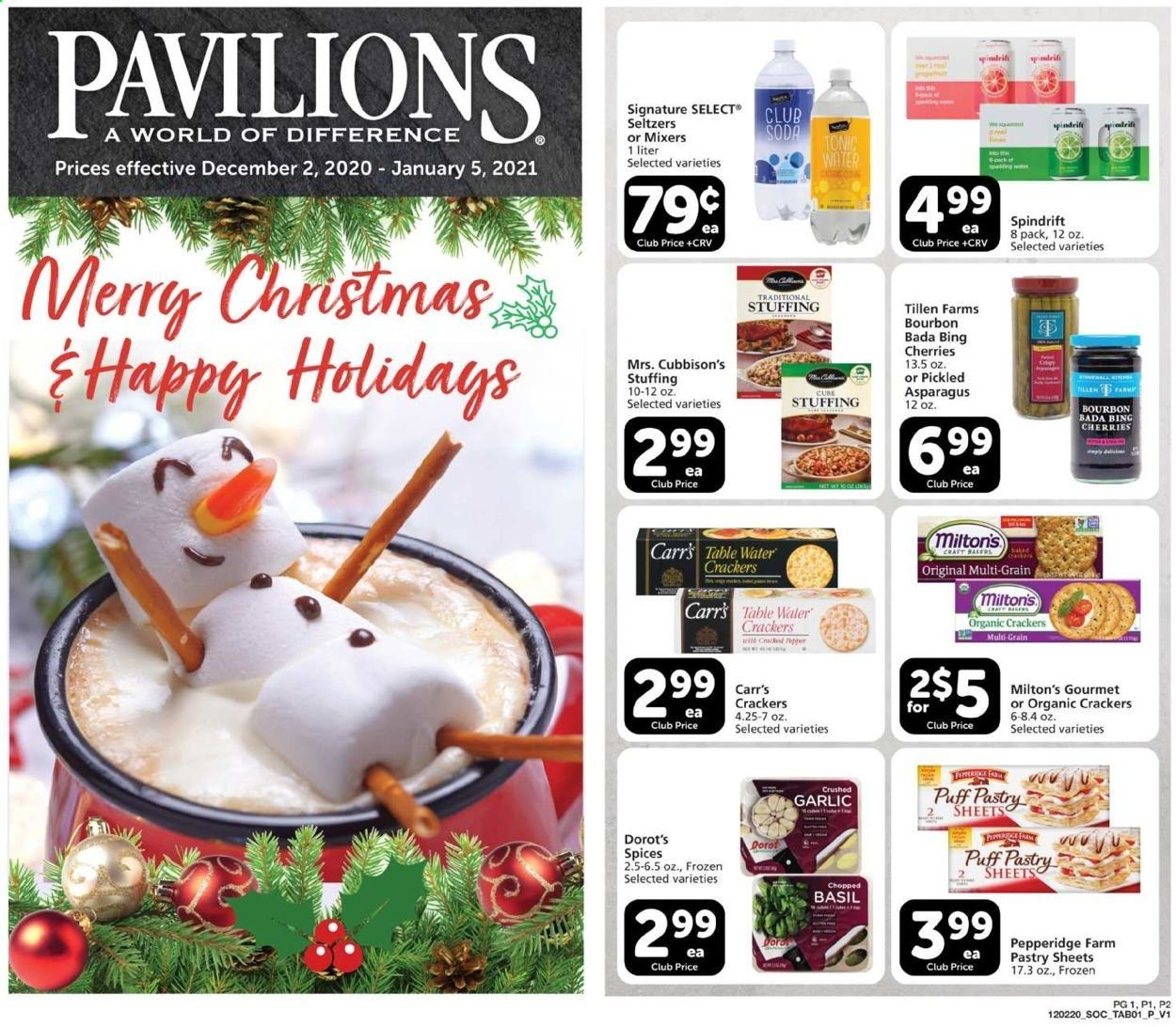 Pavilions (CA) Weekly Ad Flyer December 2 to December 5