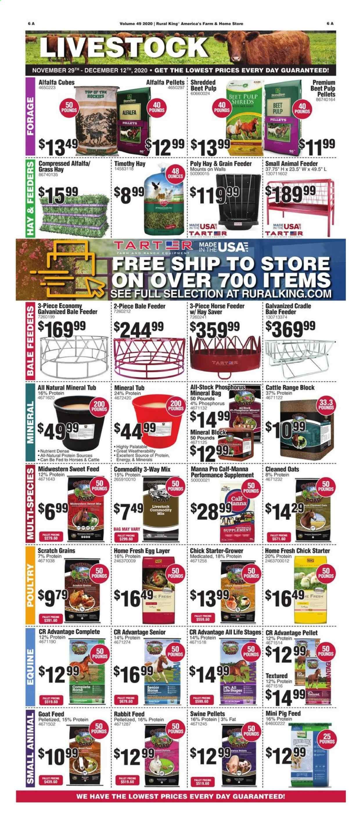 Rural King Weekly Ad Flyer November 29 to December 12