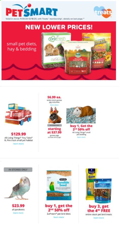 PetSmart Weekly Ad Flyer November 30 to December 18