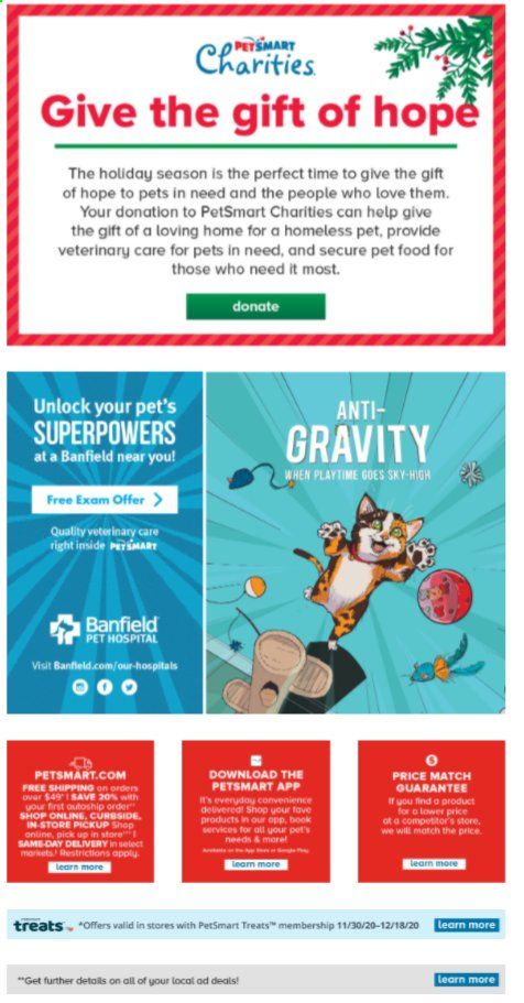 PetSmart Weekly Ad Flyer November 30 to December 18