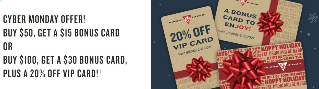 BJ’s Weekly Ad Flyer December 1 to December 8