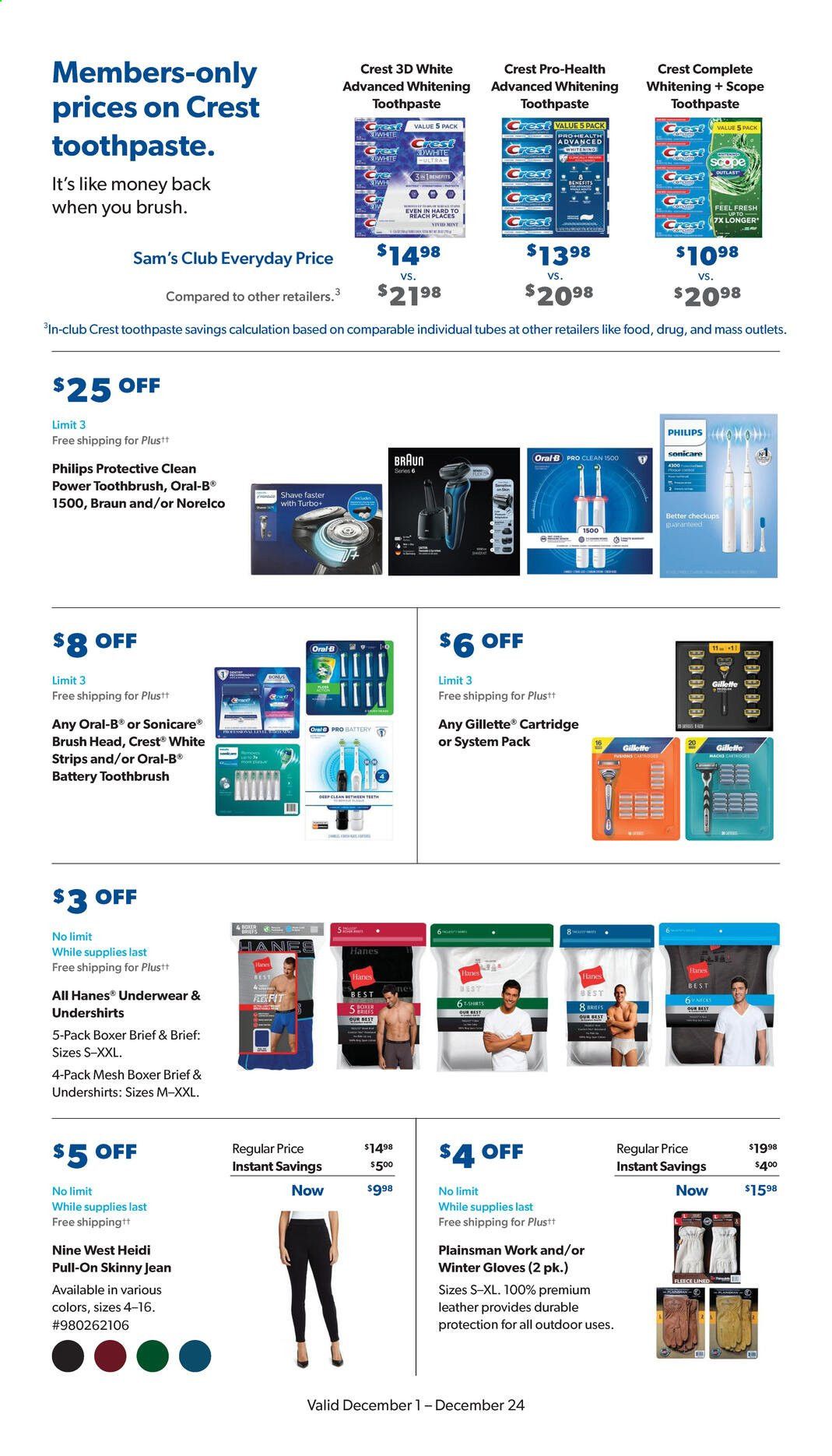 Sam's Club Weekly Ad Flyer December 1 to December 24