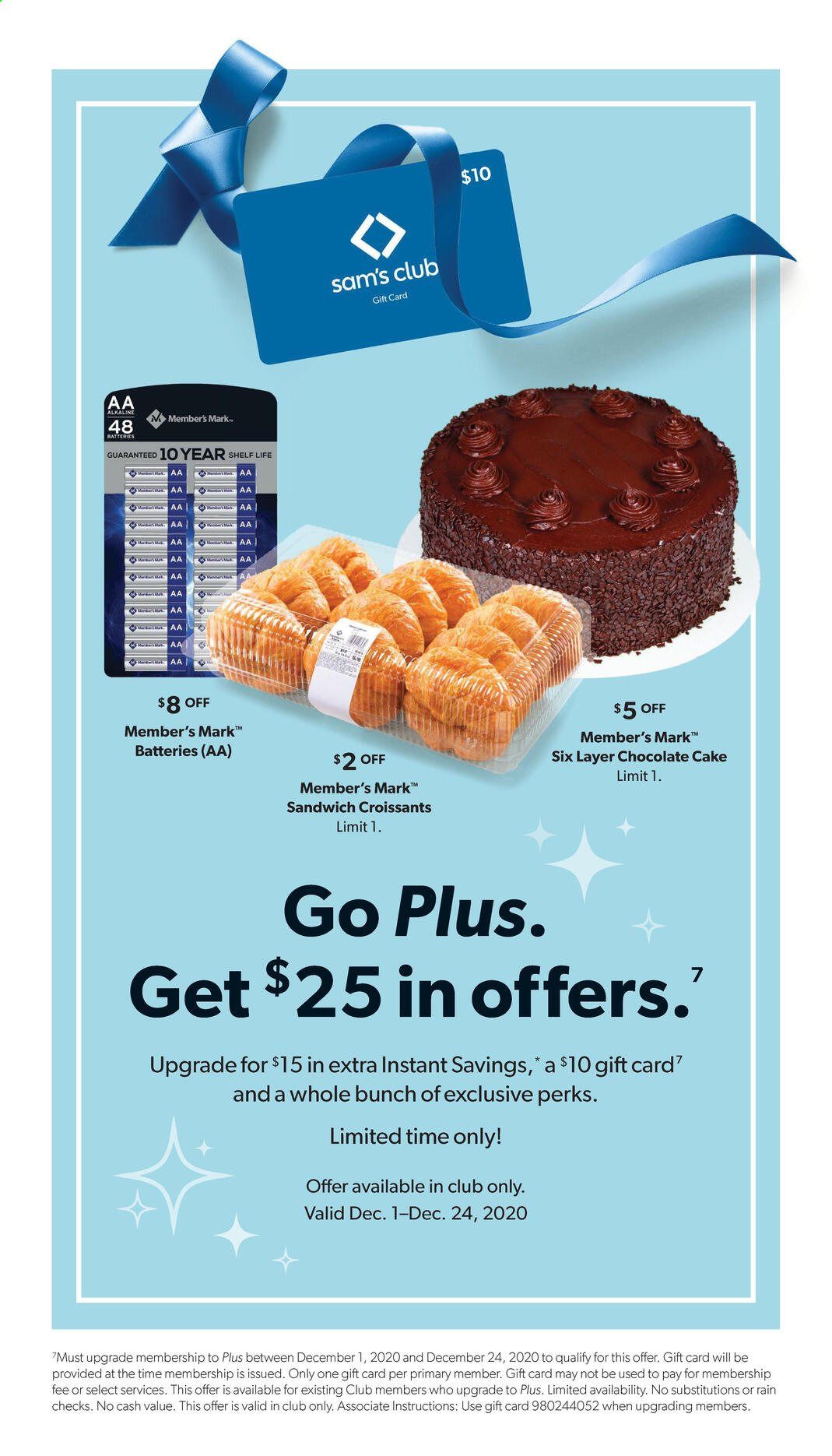 Sam's Club Weekly Ad Flyer December 1 to December 24