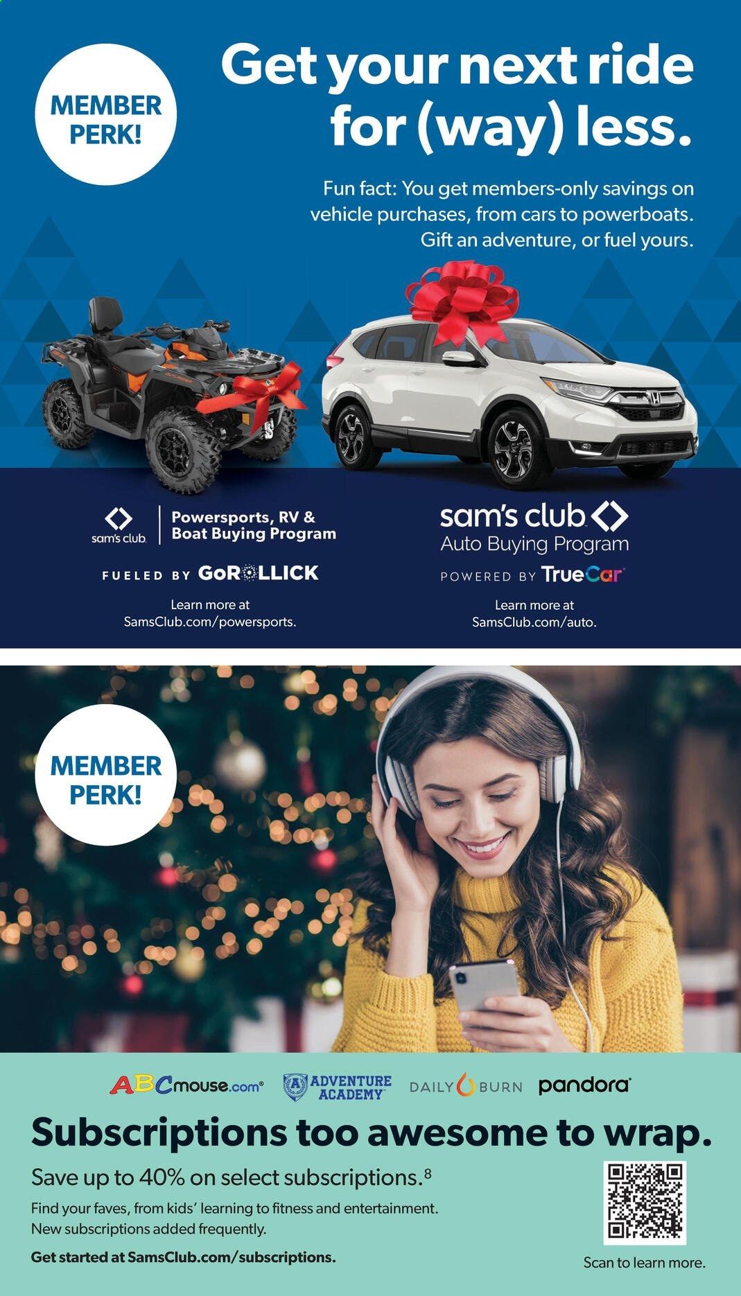 Sam's Club Weekly Ad Flyer December 1 to December 24