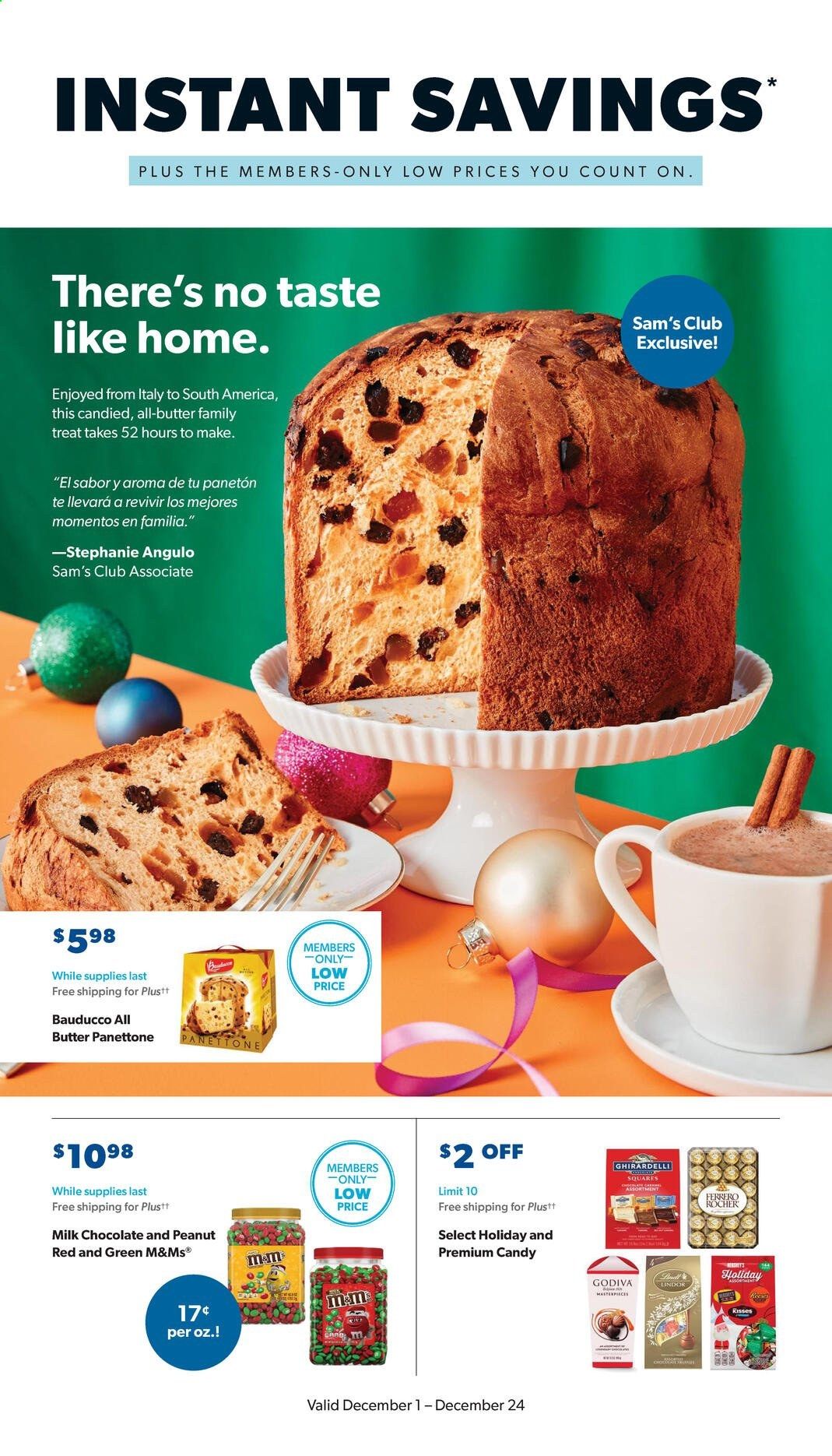 Sam's Club Weekly Ad Flyer December 1 to December 24