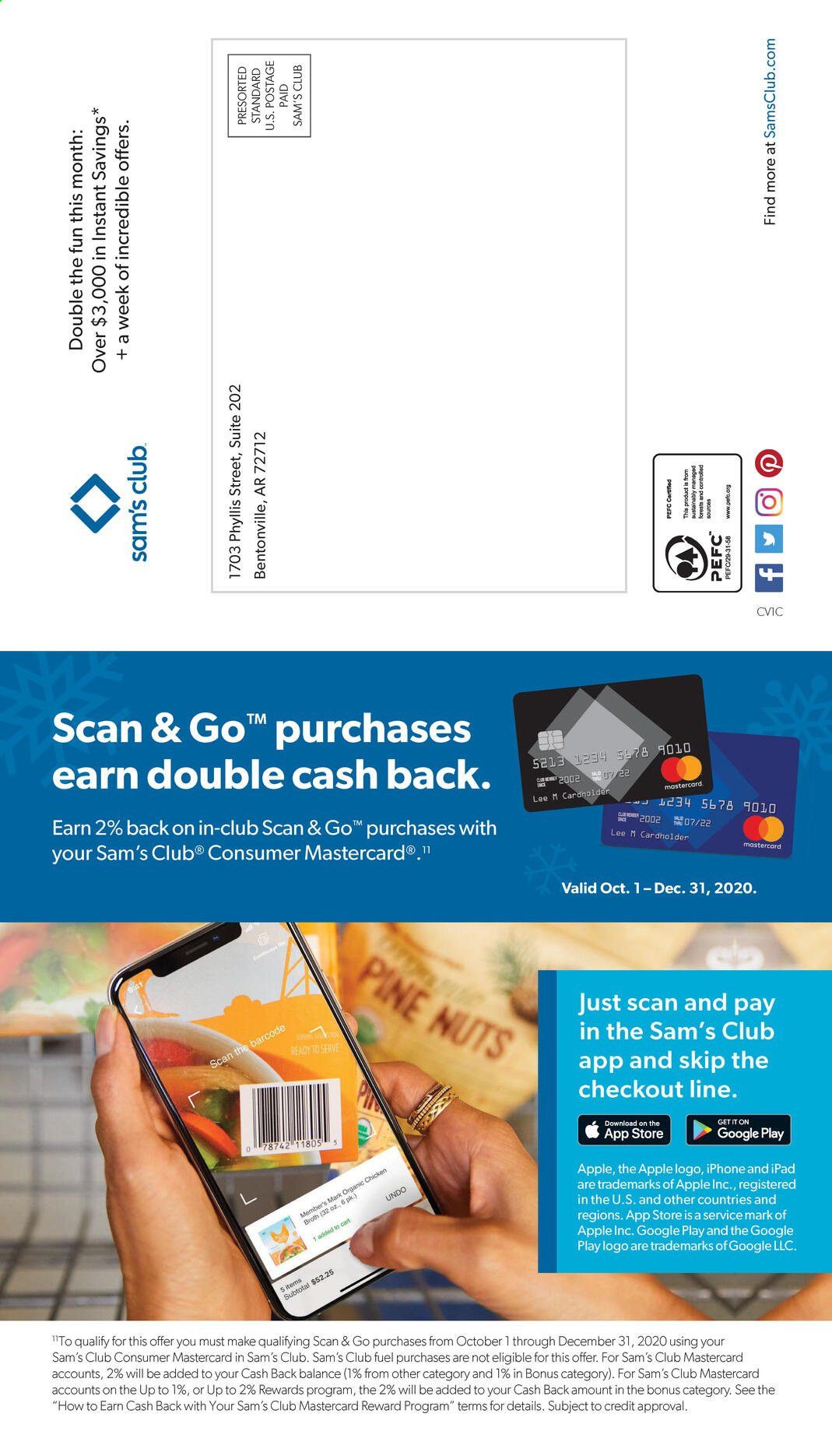 Sam's Club Weekly Ad Flyer December 1 to December 24