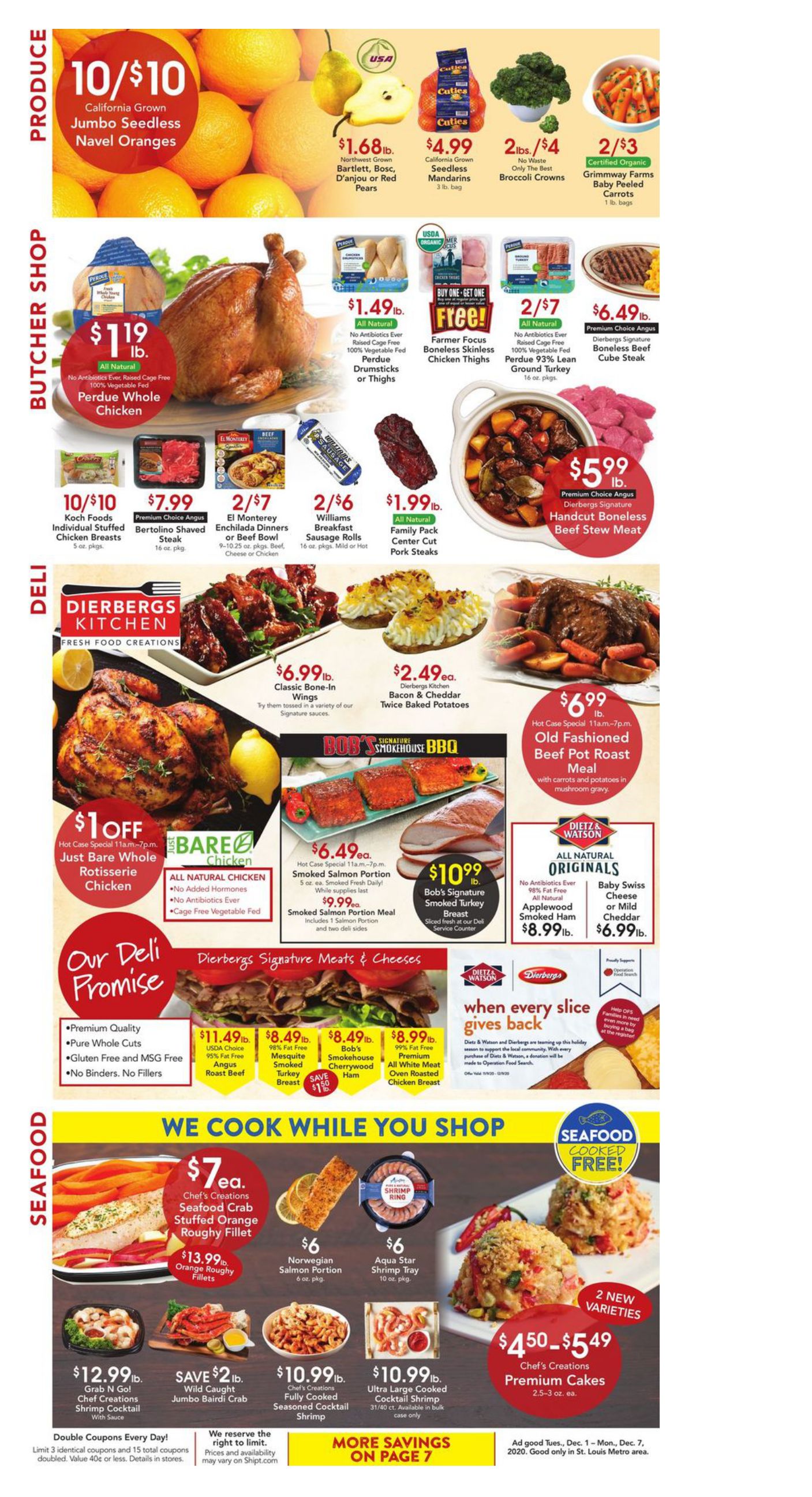 Dierbergs Markets Weekly Ad Flyer December 1 to December 7, 2020