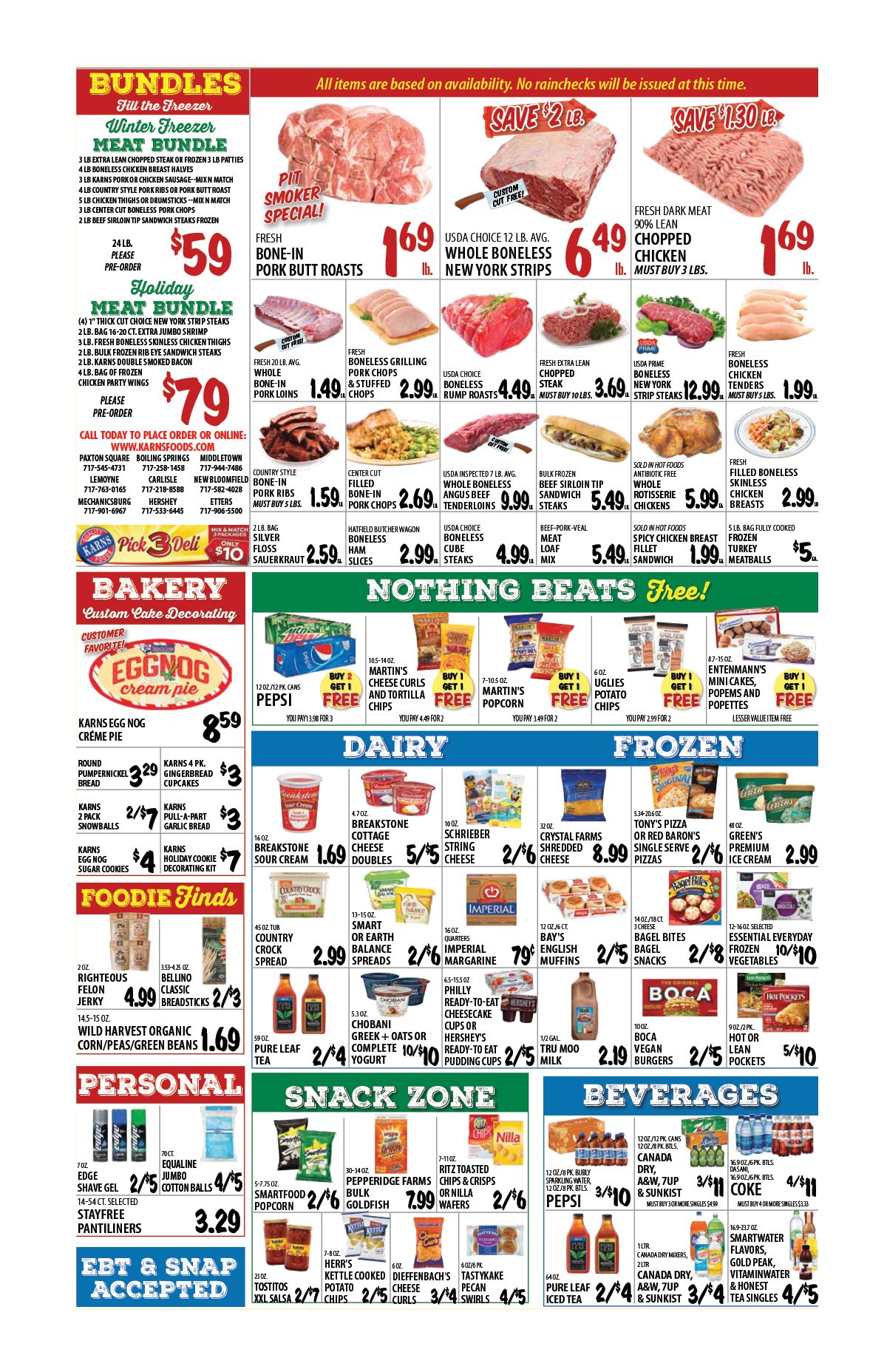 Karns Quality Foods Weekly Ad Flyer December 1 to December 7, 2020