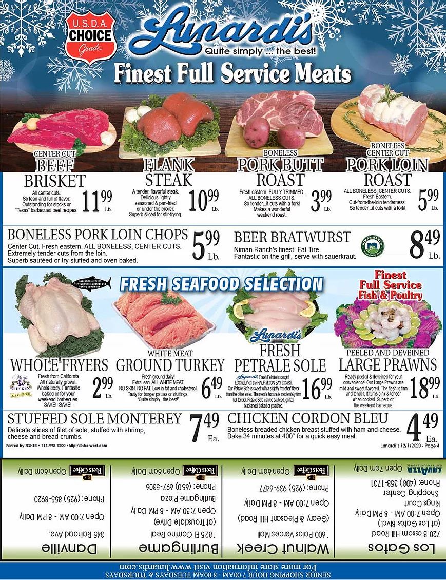 Lunardi's Weekly Ad Flyer December 1 to December 7, 2020
