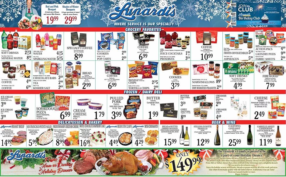 Lunardi's Weekly Ad Flyer December 1 to December 7, 2020
