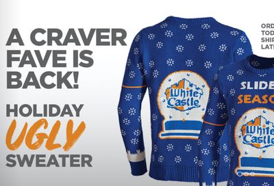 New Holiday Merch Arrives at White Castle's House of Crave Online Store