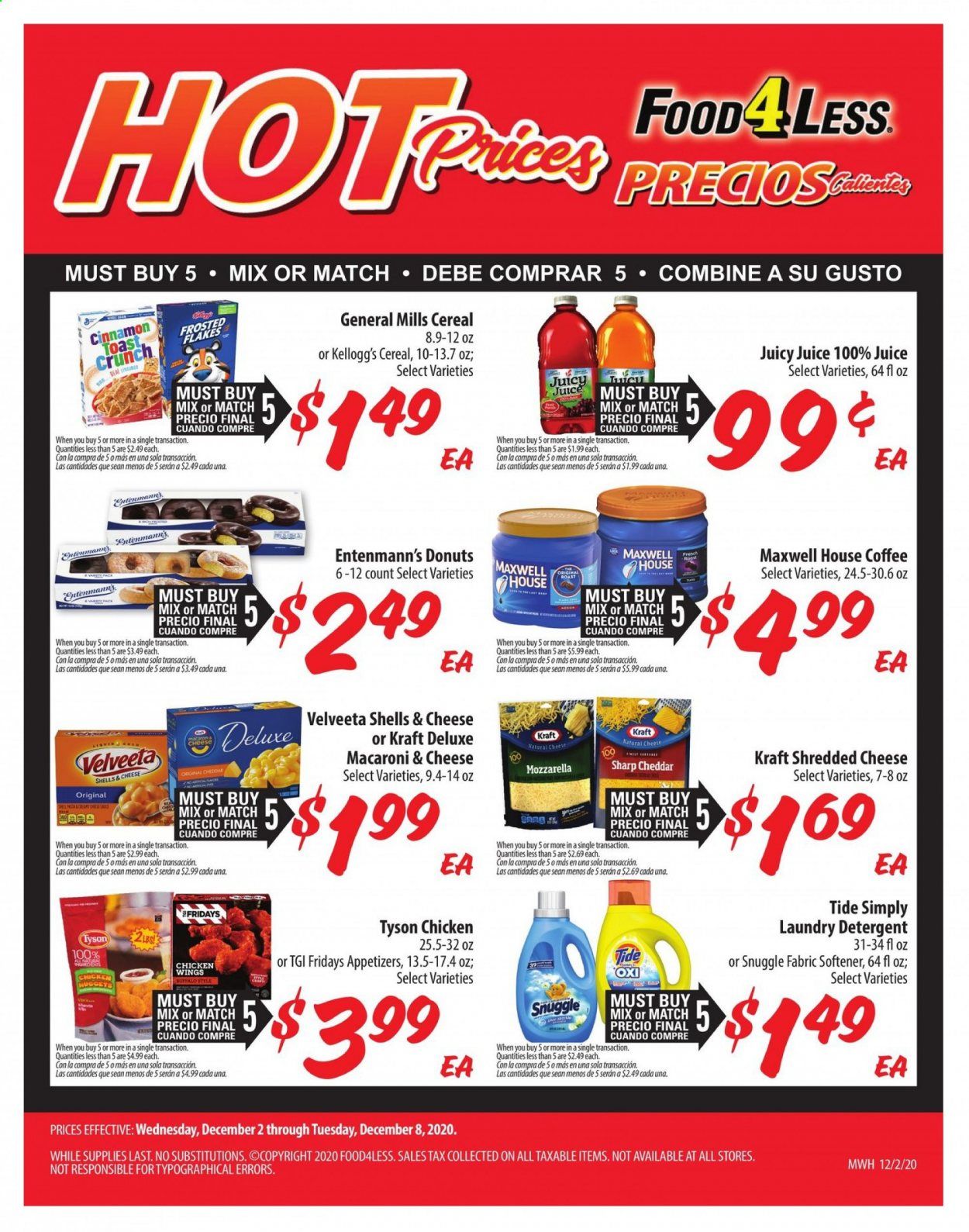 Food 4 Less (IL) Weekly Ad Flyer December 2 to December 8