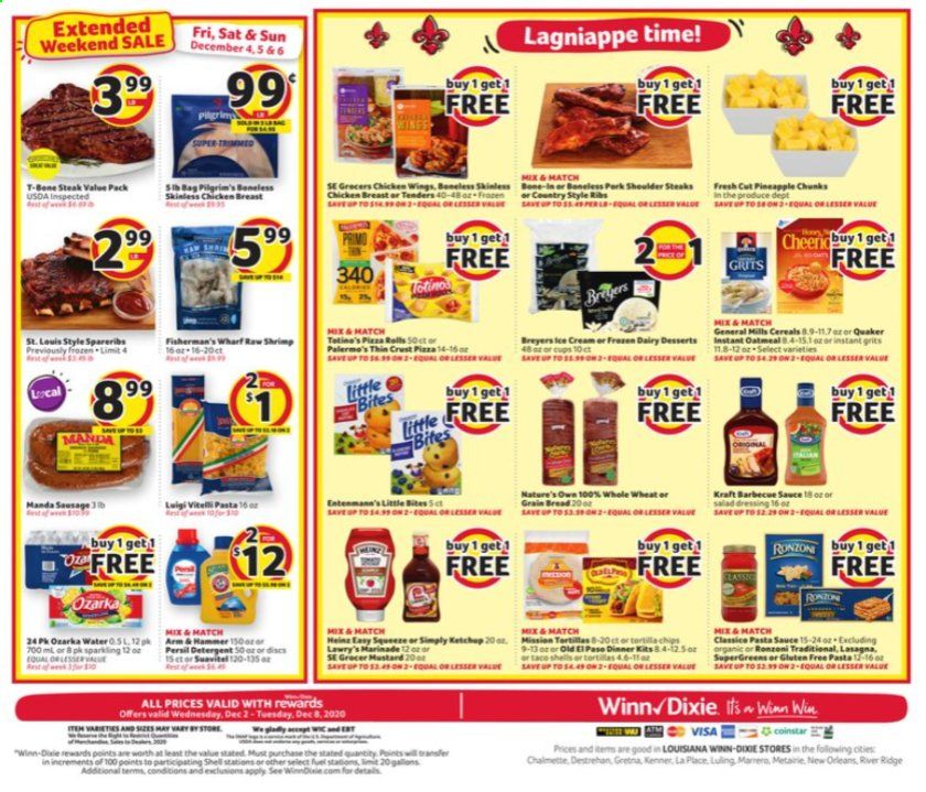 Winn Dixie (AL, FL, GA, LA, MS) Weekly Ad Flyer December 2 to December 8
