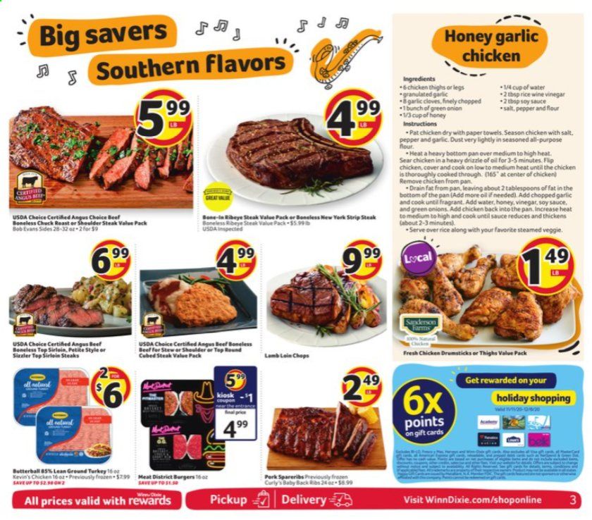 Winn Dixie (AL, FL, GA, LA, MS) Weekly Ad Flyer December 2 to December 8