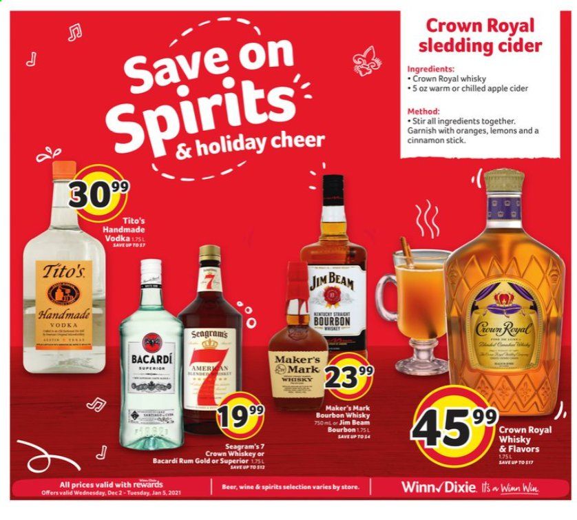 Winn Dixie (AL, FL, GA, LA, MS) Weekly Ad Flyer December 2 to December 8