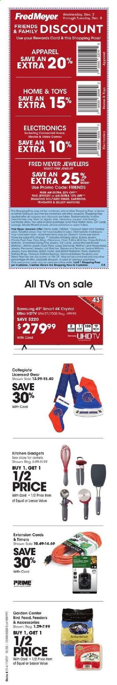 Fred Meyer (DC, DE, NJ, NY, PA, VA) Weekly Ad Flyer December 2 to December 8