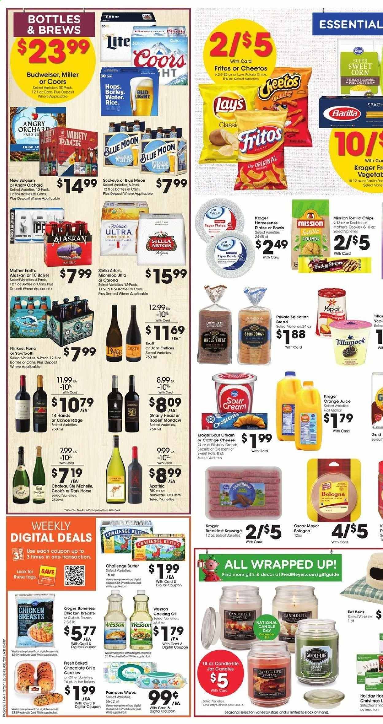 Fred Meyer (DC, DE, NJ, NY, PA, VA) Weekly Ad Flyer December 2 to December 8