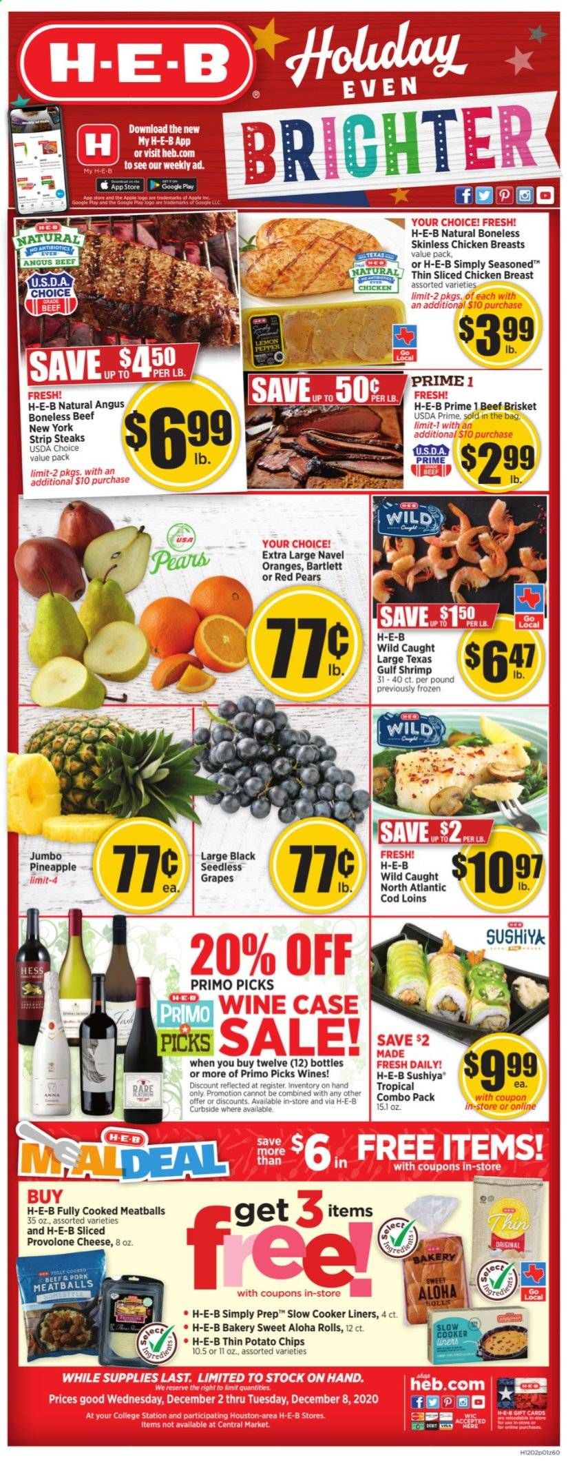 H-E-B (TX) Weekly Ad Flyer December 2 to December 8