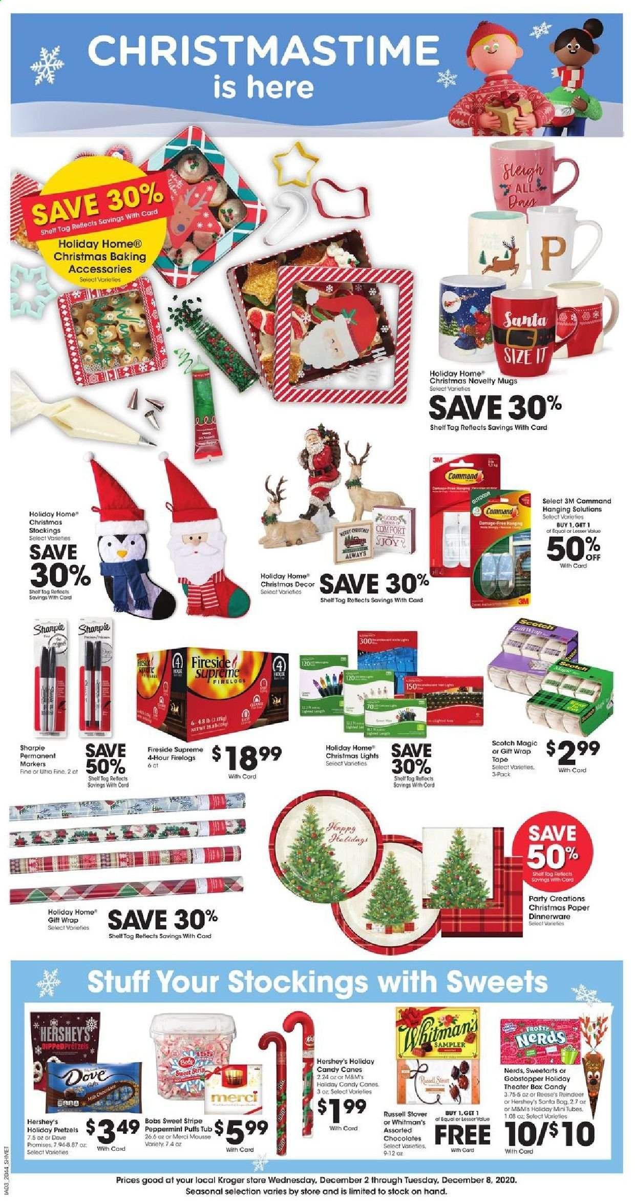 Kroger (GA, IL, LA, MI, OK, SC, TN, TX, VA) Weekly Ad Flyer December 2 to December 8