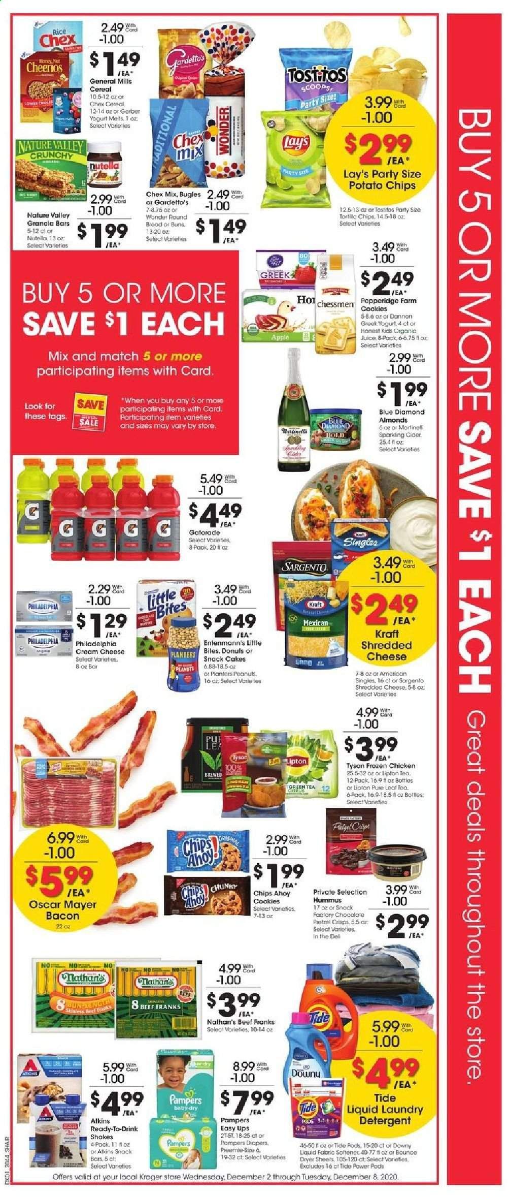 Kroger (GA, IL, LA, MI, OK, SC, TN, TX, VA) Weekly Ad Flyer December 2 to December 8