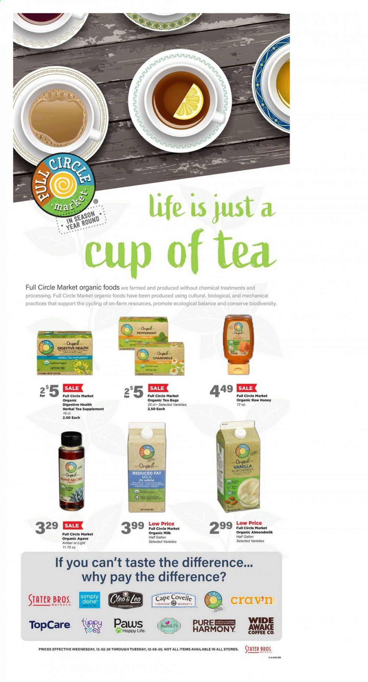 Stater Bros. Weekly Ad Flyer December 2 to December 8