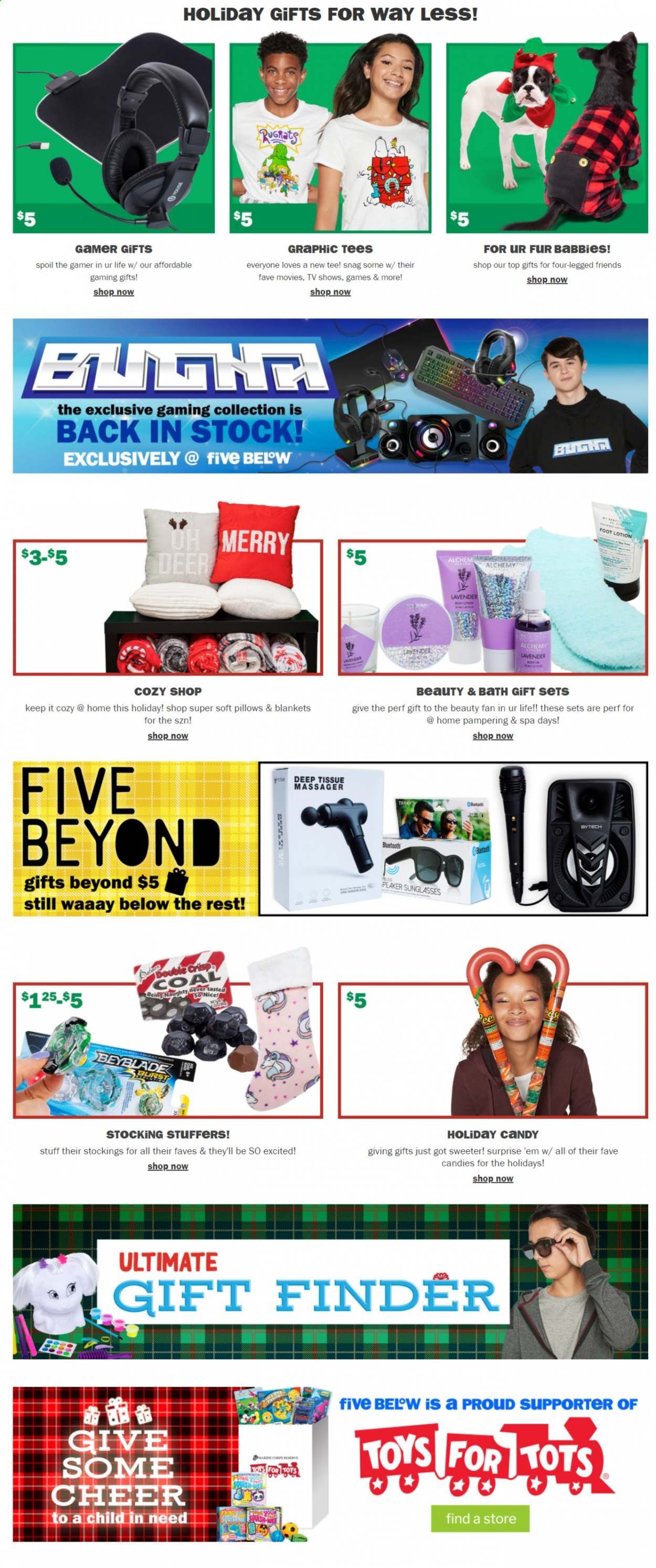 Five Below Weekly Ad Flyer December 2 to December 9