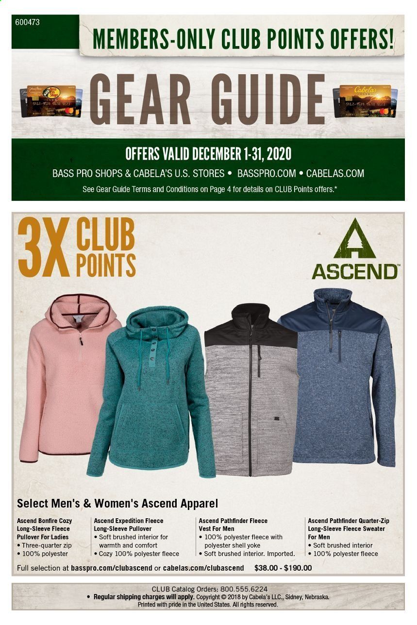 Cabela's Weekly Ad Flyer December 1 to December 31