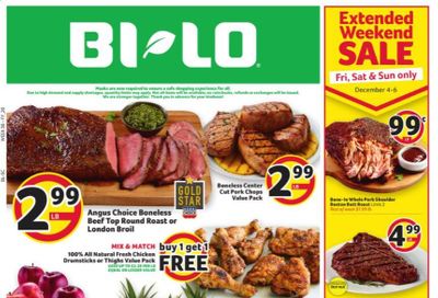 BI-LO Weekly Ad Flyer December 2 to December 8