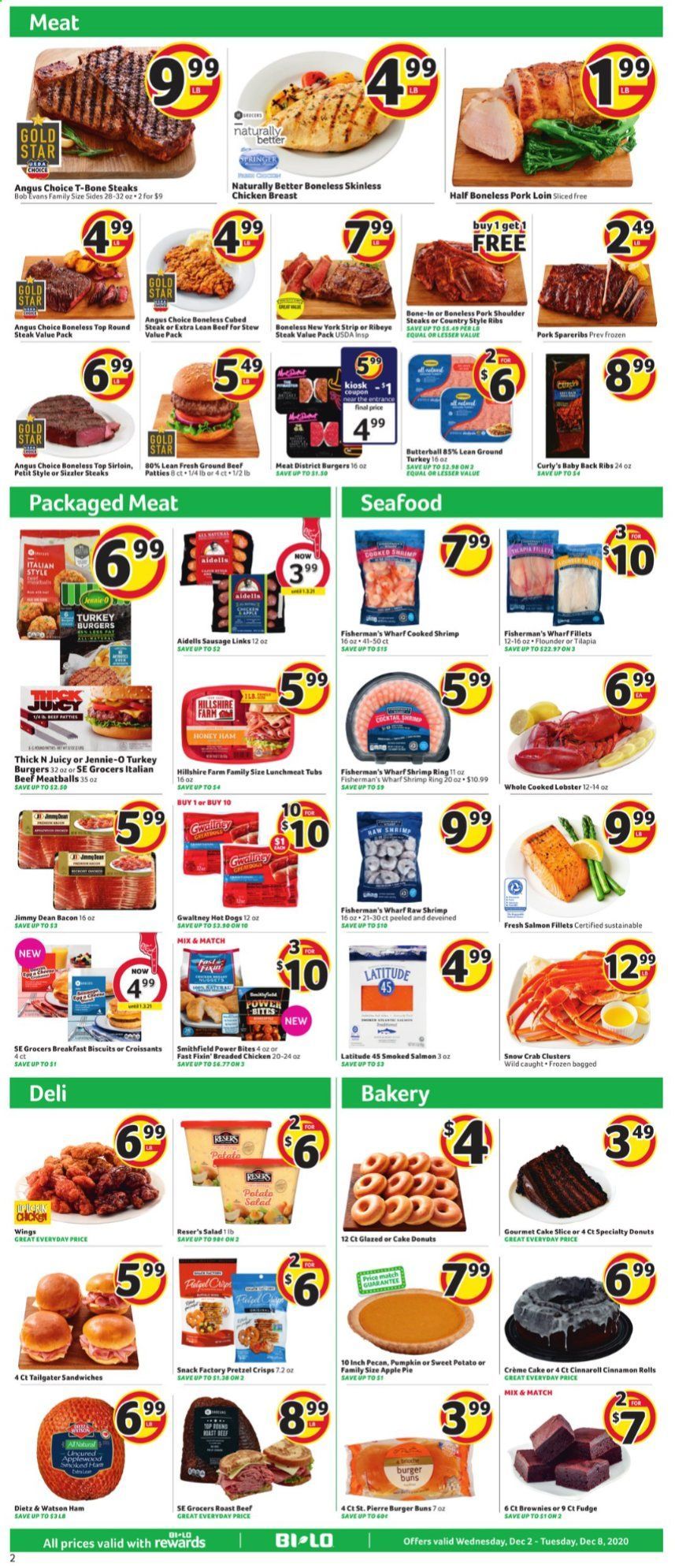 BI-LO Weekly Ad Flyer December 2 to December 8