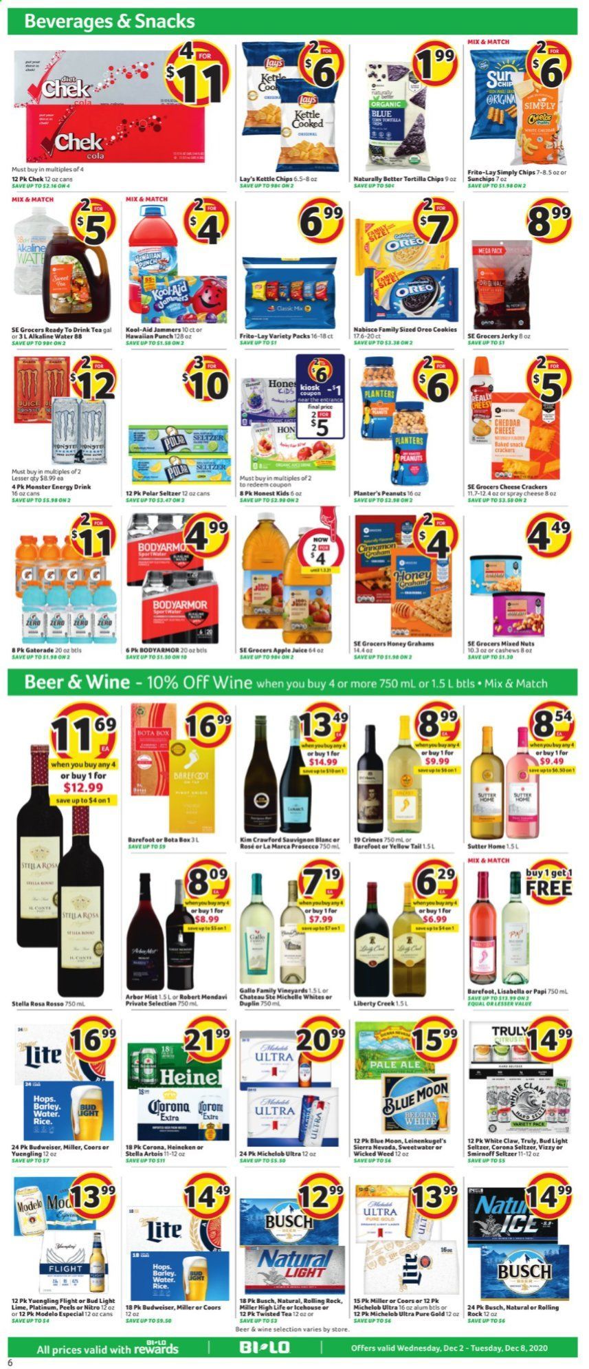 BI-LO Weekly Ad Flyer December 2 to December 8