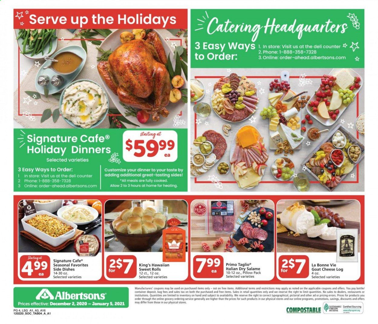 Albertsons Weekly Ad Flyer December 2 to January 5