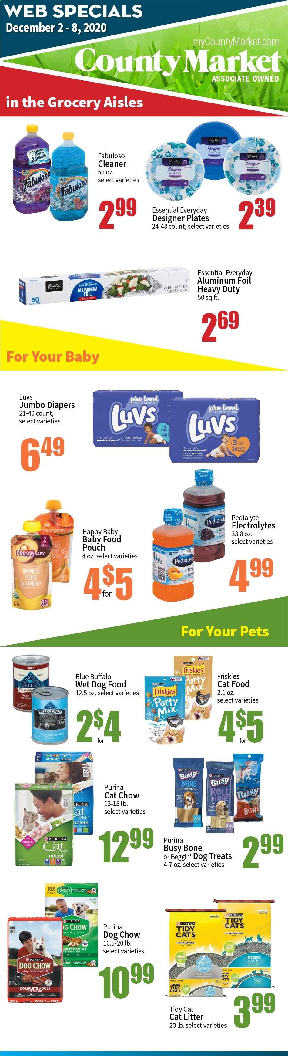 County Market Weekly Ad Flyer December 2 to December 8