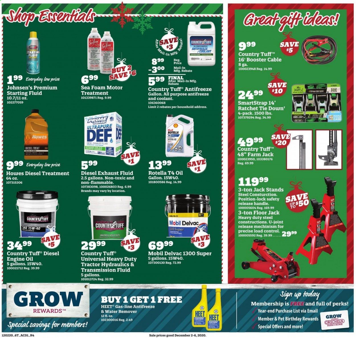 Orscheln Farm and Home Weekly Ad Flyer December 2 to December 6