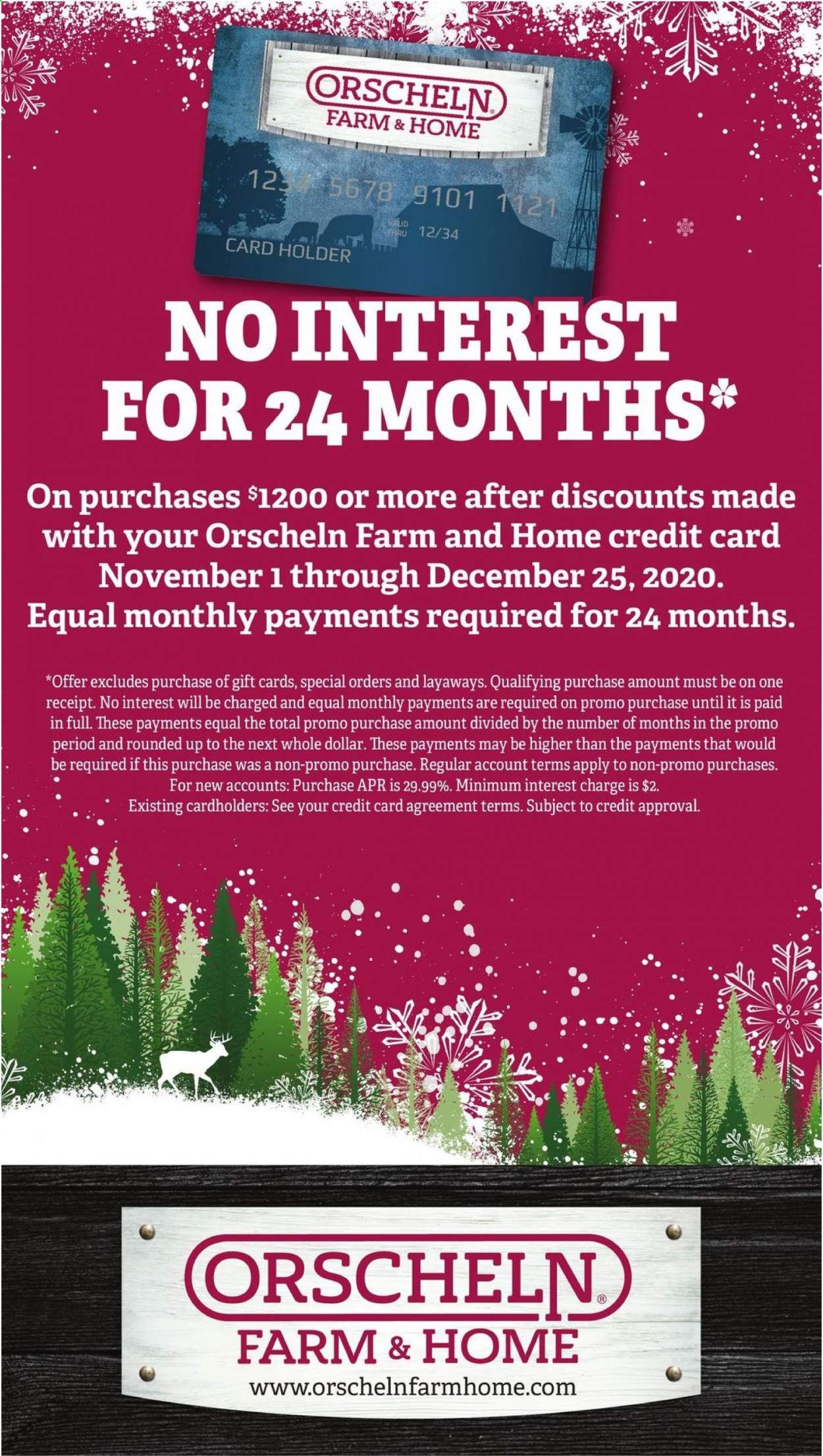 Orscheln Farm and Home Weekly Ad Flyer December 2 to December 6
