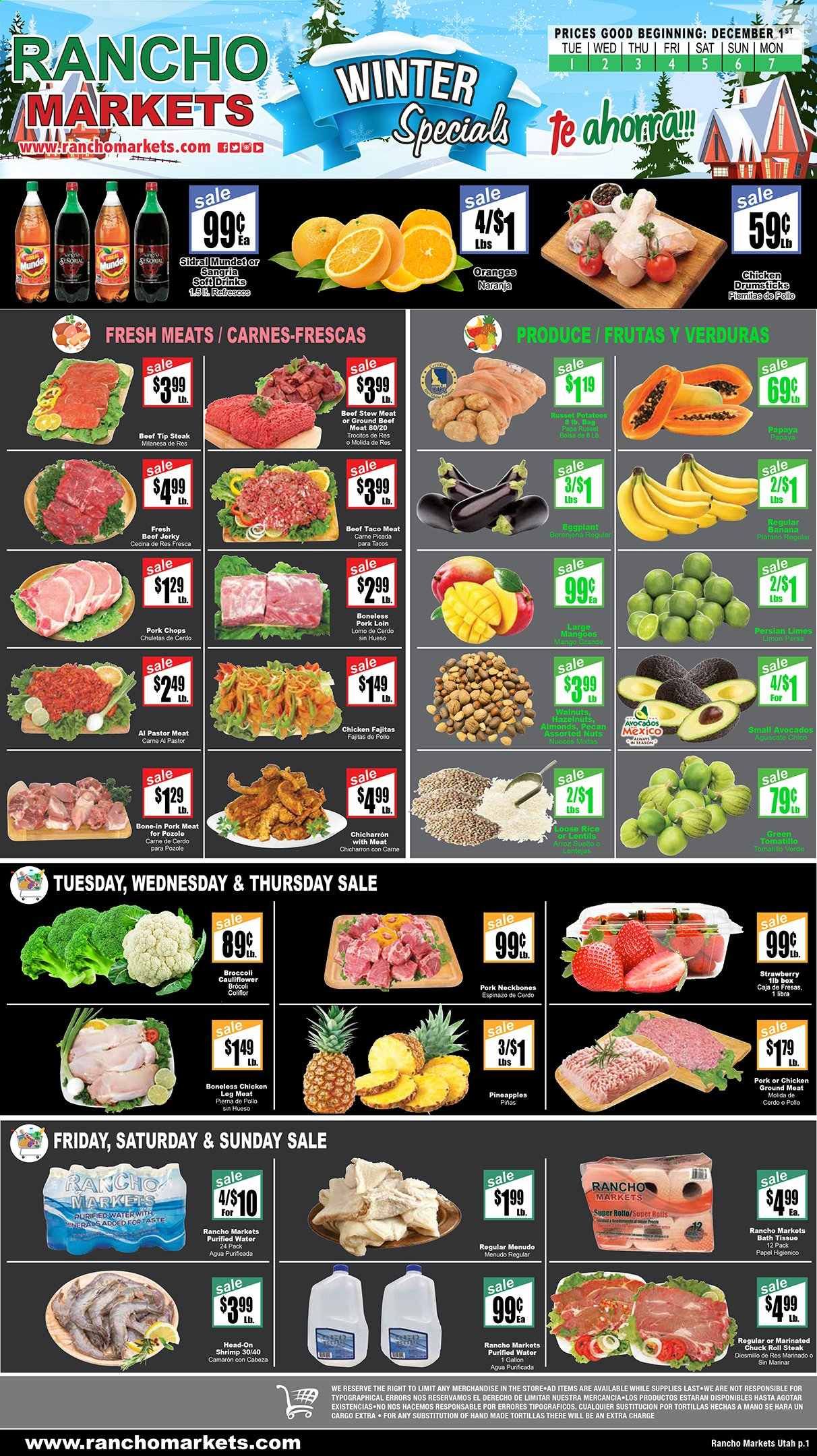 Rancho Markets Weekly Ad Flyer December 1 to December 7