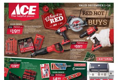 ACE Hardware Weekly Ad Flyer December 1 to December 24