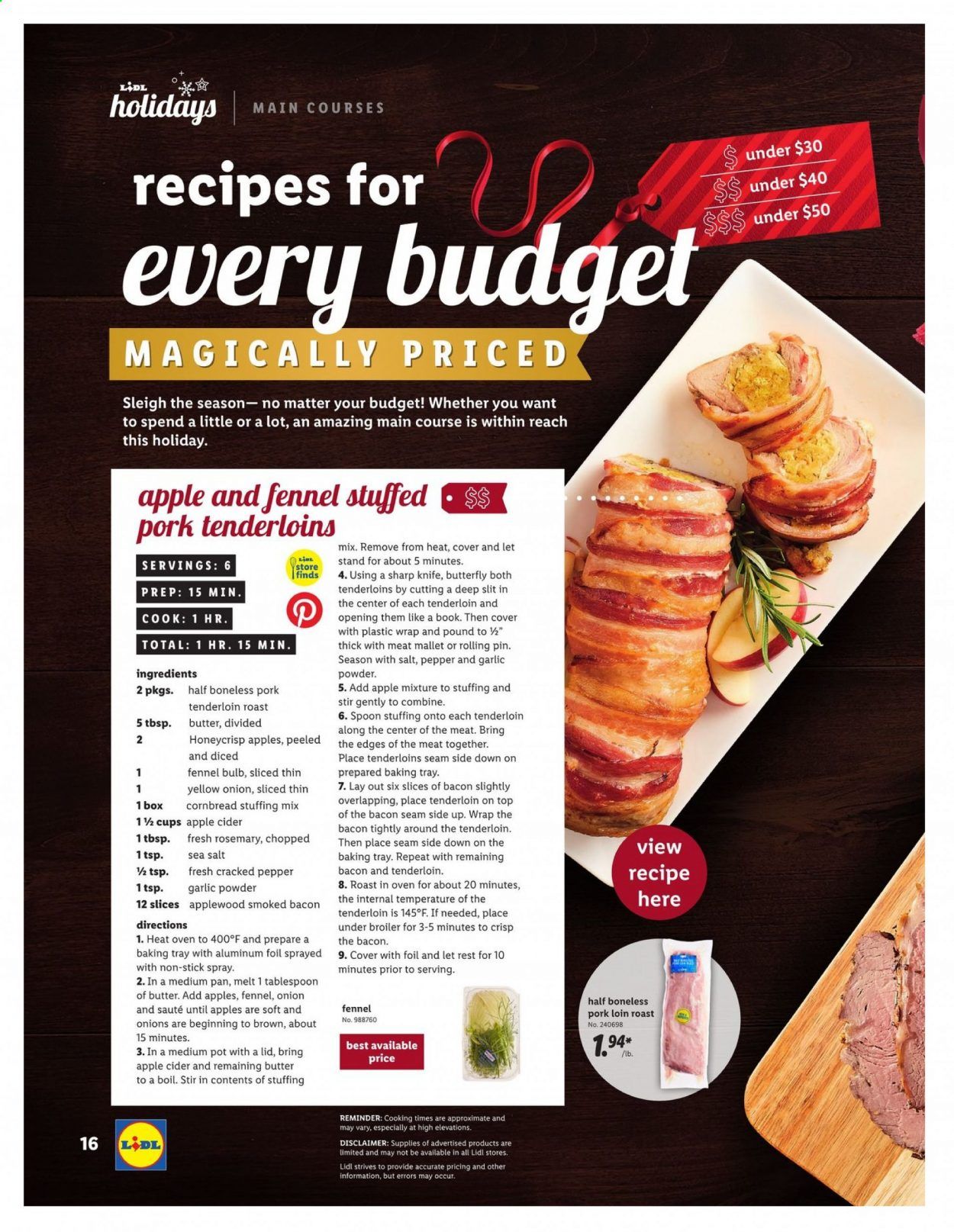 Lidl Weekly Ad Flyer November 25 to December 31