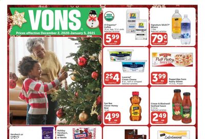 Vons (CA, NV) Weekly Ad Flyer December 2 to January 5
