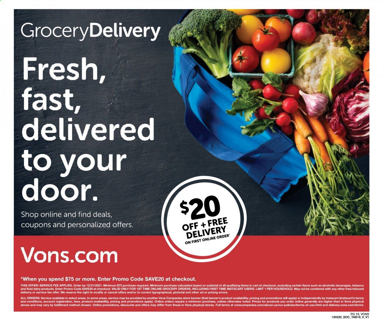 Vons (CA, NV) Weekly Ad Flyer December 2 to January 5