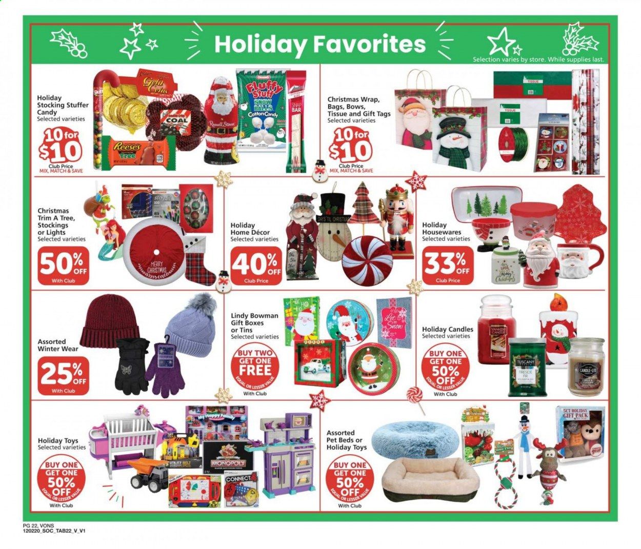 Vons (CA, NV) Weekly Ad Flyer December 2 to January 5