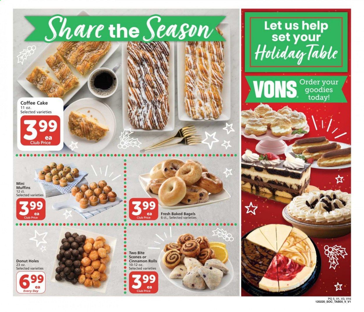 Vons (CA, NV) Weekly Ad Flyer December 2 to January 5