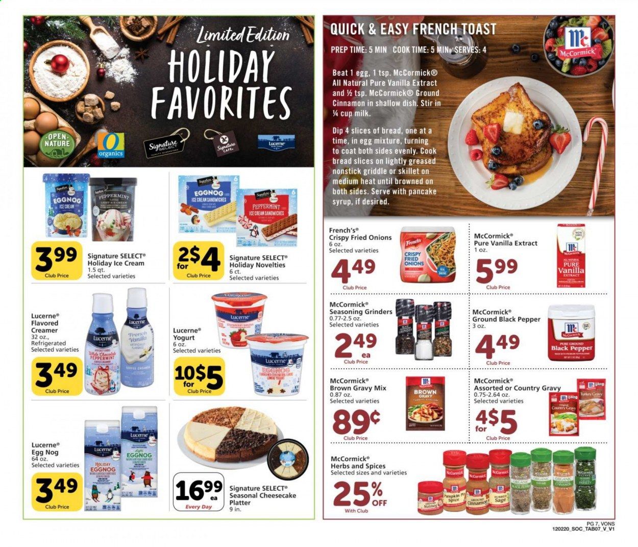 Vons (CA, NV) Weekly Ad Flyer December 2 to January 5
