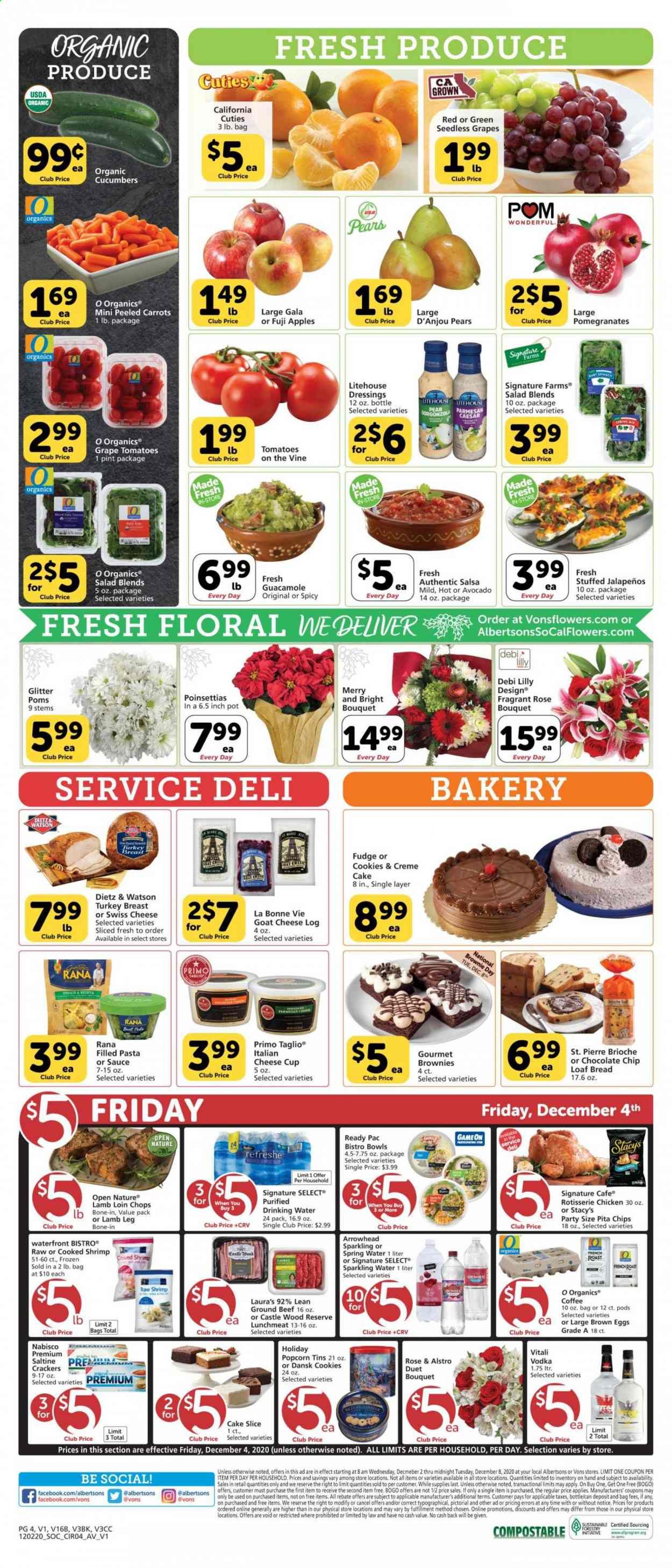 Vons (CA, NV) Weekly Ad Flyer December 2 to December 8