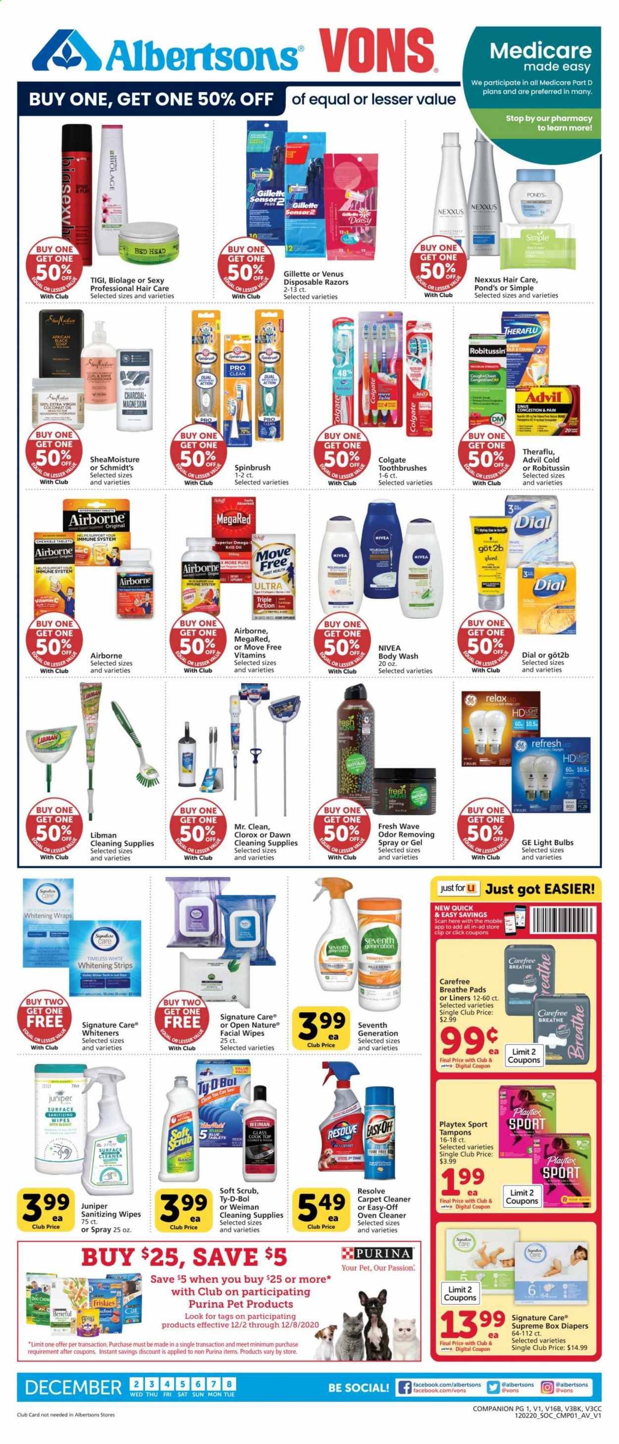 Vons (CA, NV) Weekly Ad Flyer December 2 to December 8