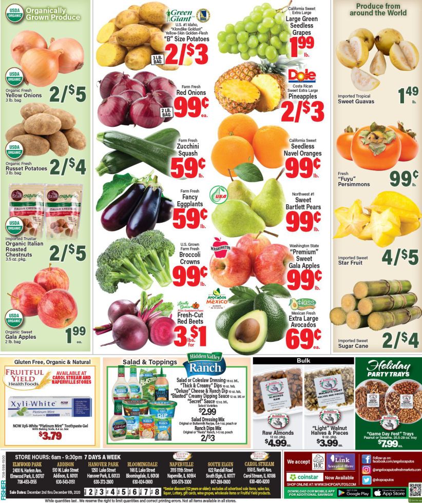 Angelo Caputo's Weekly Ad Flyer December 2 to December 8, 2020