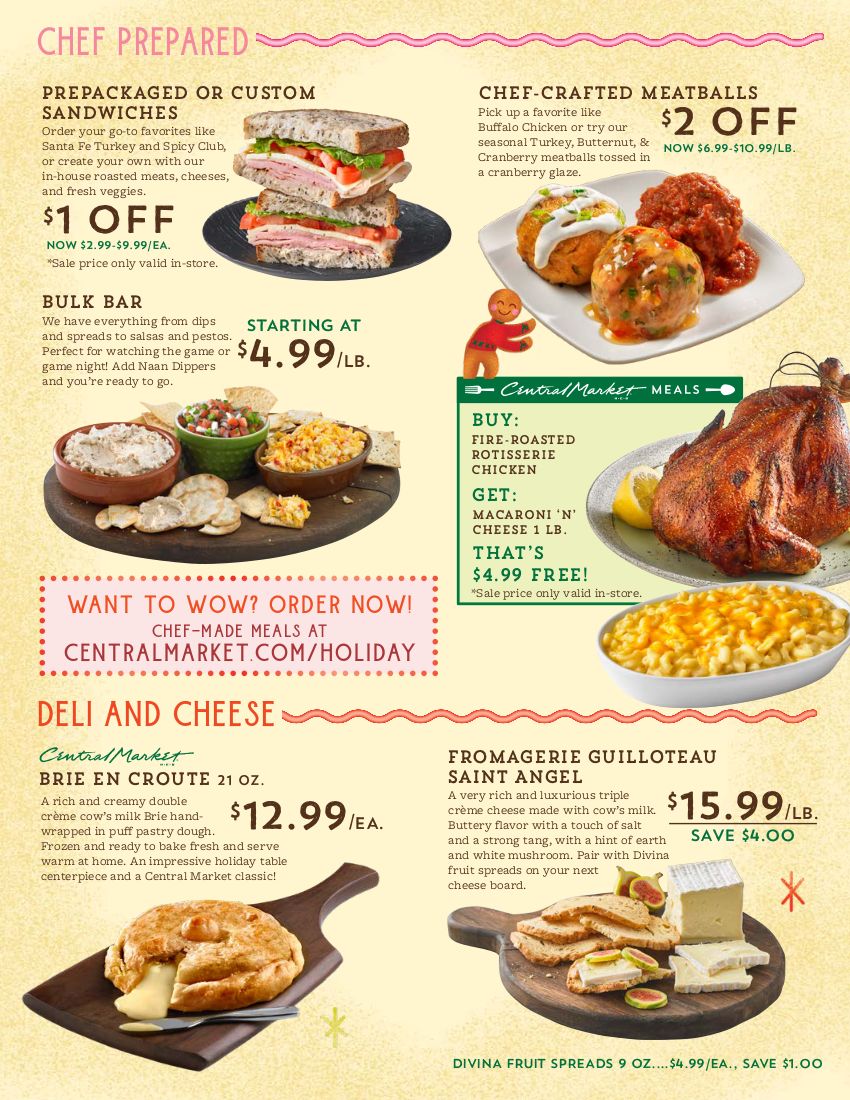 Central Market Weekly Ad Flyer December 2 to December 8, 2020